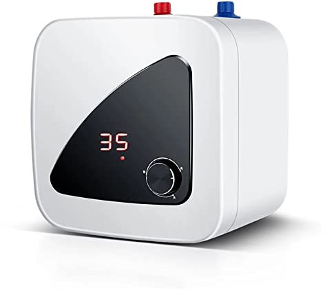 Electric Water Heater 1500W 12L Electric Water Heater Storage Tank Kitchen Home Bathroom Under Sink Hot Water Boiler Little Kitchen Tool Electric Tankless Water Heater for Shower Bathroom Kitchen Wash