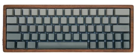 Custom RGB Walnut Wood Mechanical Keyboard Tri Mode Hot Swap 64 60 Percent OEM Profile(Walnut wood-01)