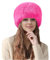 Lina & Lily Mütze Damen Winter aus Kunstfell (Heißes Rosa)