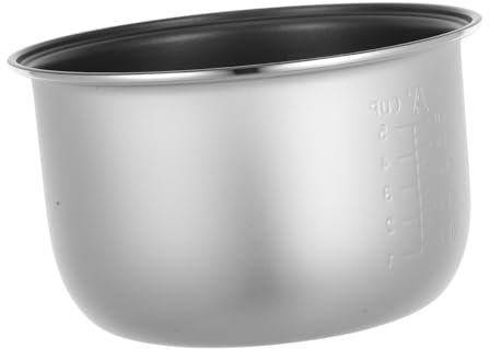 Alipis Recipiente Interior para Olla De Presión Eléctrica Revestimiento Antiadherente De Aleación De Aluminio Duradero Accesorio De Repuesto para Cocción Rápida y Fácil Limpieza Apto