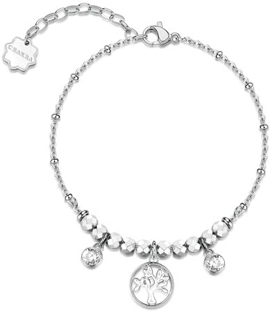 Brosway Bracciale Donna In Acciaio Con Simbolo Albero Della Vita, Bracciale Donna Collezione Chakra - BHKB269