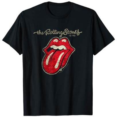 Offizielles Rolling Stones Vintage Rock Band Logo T-Shirt