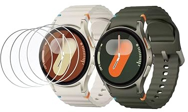 FLYGOPTEROBIL Screen Protector for Samsung Galaxy Watch 8/7/6/5/4 44mm, 9H Hardness Anti-Scratch Tempered Glass Screen Cover, Bubble-Free, Ultra-Clear, Easy Installation(4 Pack)