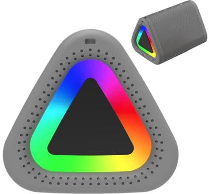 Outdoor Speakers | Waterproof Retro Wireless Speaker | Cute Electronic Gadgets with Brightness Adjustable, Touch Control Tech Gadgets for Bathroom Listening Home Kitchen