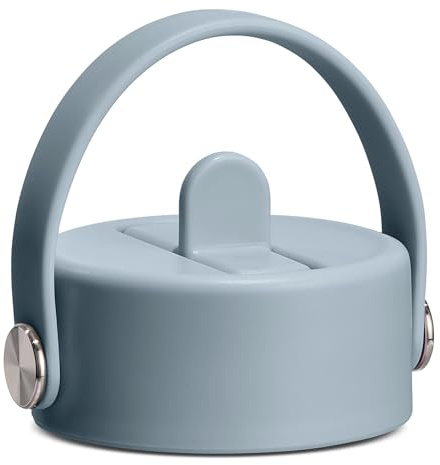 Hydro Flask – Wide Flex Straw Cap, Gray | Auslaufsicherer Straw Cap für Wide Mouth Flaschen – Isoliert, individuell kürzbarer Strohhalm – Shale Gray