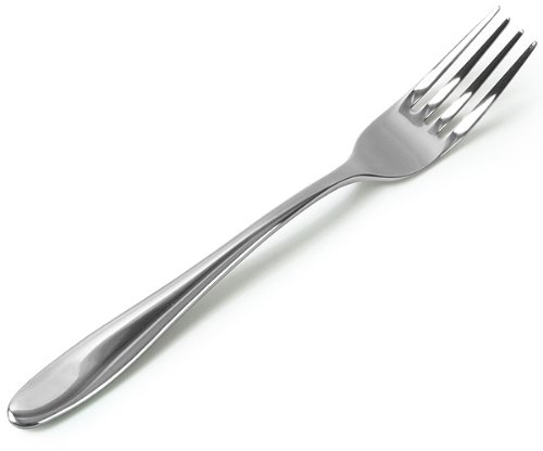 Saffron Cutlery Dessert Fork - Pack of 12 | Stainless Steel Dessert Forks, Genware Dessert Forks