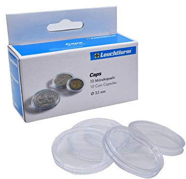 Münzkapseln CAPS 33 mm, 10er Packs