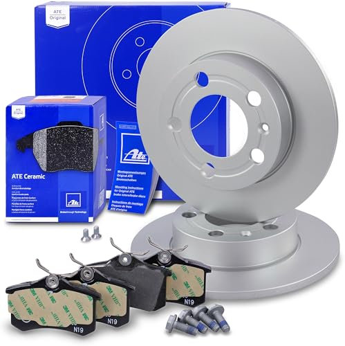 ORIGINAL ATE BREMSSCHEIBEN Ø230 VOLL+ CERAMIC BREMSBELÄGE BREMSKLÖTZE BREMSENSET BREMSENKIT BREMSEN SET