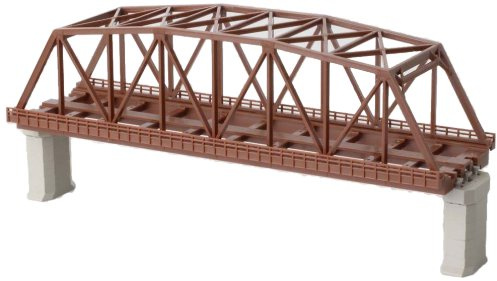 Rokuhan 97060 - Kastenbrücke, 2-gleisig, 220 mm, braun