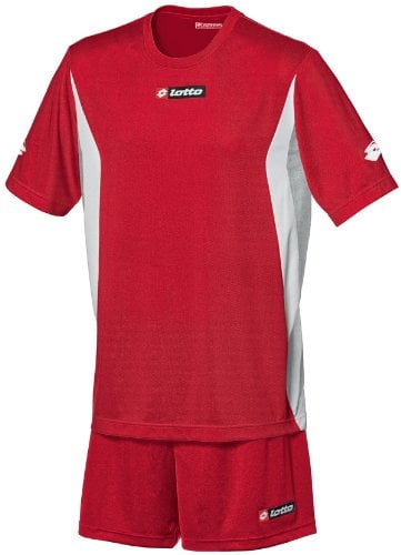 Lotto Sport Herren Shirt mit Short Kit Stars, Flame, XXL, M5053