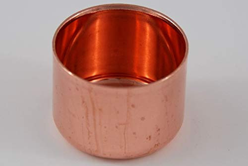 2x Kupferfitting Kappe 42 mm 5301 Lötfitting copper fitting CU