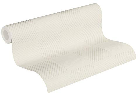 A.S. Création Livingwalls Vliestapete Metropolitan Stories Nils Olsson Copenhagen Tapete geometrisch grafisch 10,05 m x 0,53 m creme metallic Made in Germany 369263 36926-3