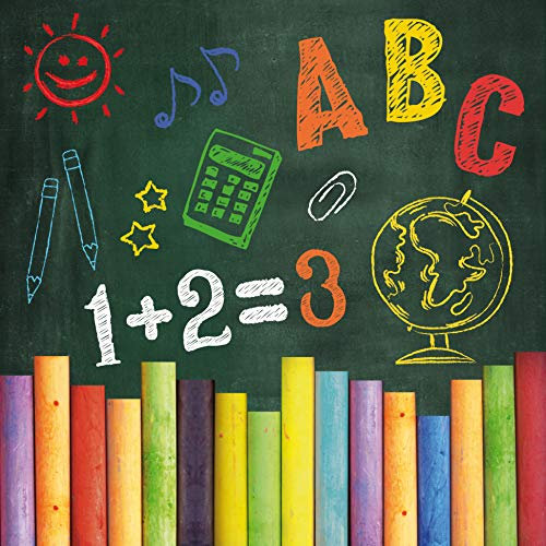 20 Servietten Einschulung Deko Mädchen und Junge. Schuleinführung Servietten Schulanfang mit ABC + 1+2=3 für Schulkind Tischdeko Schule grün 33x33cm