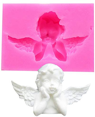 TOSSPER Sugarcraft più Nuovo Stampo in Silicone Angelo Frame Cioccolato Fondente gumpaste Stampo Stampo Torta Stencil Decora Gli Attrezzi Torta