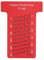 DEWIN Gekreuzte Spur, Ritzen Lineal zur Holz T-Typ Scriber Aluminiumlegierung Lochlehre Carpenter Markierungswerkzeug (Rot)