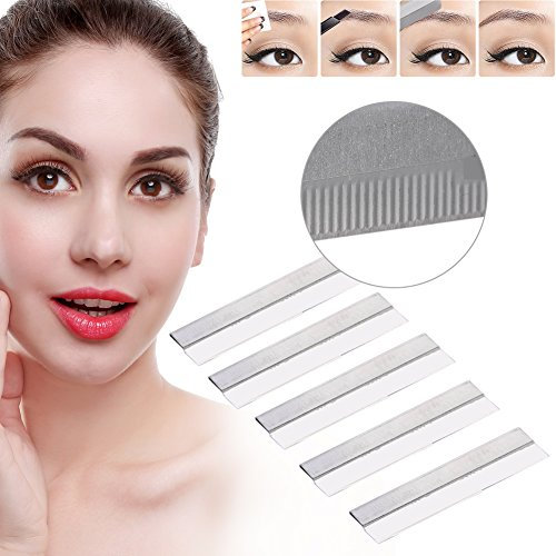 100 Teile/satz Frauen Make-up Augenbrauen Gesichts Klinge Trimmer, Augenbrauen Klinge Einweg Klingen Augenbrauen, Augenbrauen Rasierer Klinge, Haarentferner Rasierer Messer