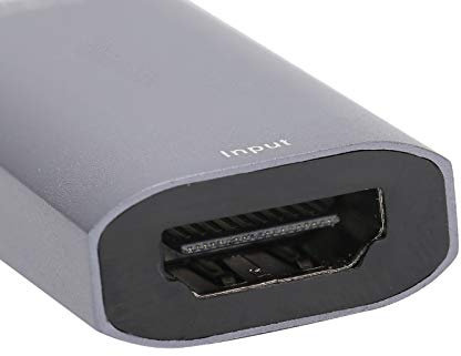 banapoy HD Capture, Audio Video Capture Card für High-Definition-Erfassung mit HDMI/F-Eingang, USB2.0/M-Ausgang, Schwarz, Windows/Linux/MacOS, UVC-Spezifikation, 4K/30Hz, 1080P, USB2.0