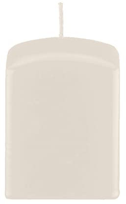 Quader Kerzen, Block Kerzen, quadratische Kerzen Elfenbein 6 x Ø 6/6 cm, 4 Stück