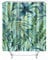 3D Tropisch Blätter Duschvorhang Anti-Schimmel Wasserdicht Duschvorhänge 240x200 cm Dschungel Shower Curtain 100% Polyester Stoff Anti-Bakteriell Badvorhang mit 12 Hooks für Badezimmer Badewanne