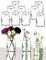 BigDean 12er Set Blumenvase 9x6 cm – Tischvase Glasvase für Blumen und Trockenblumen – Kerzenhalter Dekovase klein - Made in Germany