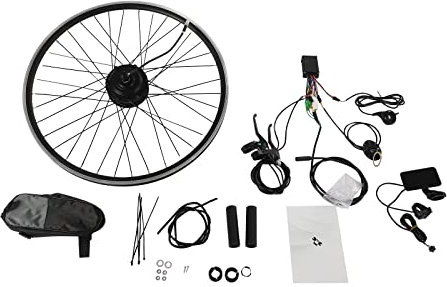 TIXBYGO Ebike Nachrüstsatz E Bike Kit zum Nachrüsten 36V 250W E Bike Umbau Set, E Bike Antrieb Nachrüsten, Power Wheels Fahrrad Motor Ebike Umbausatz, für 28 29 700C Vorderrad Ebike Kit