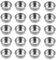 Garneck 20pcs Candle Empty Cup Wedding Table Decor White Table Decor Wedding Tealight Metal Candle Cups Tea Light Tins Containers Iron ative holders Bulk