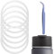 Ullnosoo Gasket Replacement for Hydro Flask, 6 PCS Silicone O Ring Leak Proof Seal for Hydroflask Wide Mouth Flip Lid Cap 2 inch with Tweezers, Easy to Install