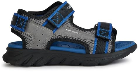 GEOX JUNIOR J SANDAL AIRADYUM BO SANDALS GREY/ROYAL 31_EU