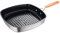 San Ignacio Compact | Grillpfanne mit 28 x28 cm | Aus Geschmiedetem Aluminium | Doppel-Beschichtet | Silikongriff | Küchenutensilien | Geeignet für Alle Herdarten