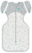 Love To Dream Baby Übergang Pucksack, idealer Stoff für milde Temperaturen (18-24°C), Medium (6-8,5kg), Patentiertes Abnehmbares Flügel Design, Schlafsack Baby Winter Herbst, Weiß