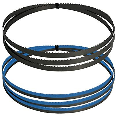 PNAJFUEL Bandsägeblätter, 2 Stück 70-1/2 Zoll 1790 Mm Bandsägeblatt 1790 X 9,5 X 0,35 Mm Für 10 Zoll Bandsäge Hbs261 Schneiden Von Holz, Metall, Kunststoff/Tpi 10