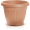 IMJ-Global Vaso per piante Fiori DCE64 TERRA Tondo Ø64cm da interno esterno Terracotta 78 Litri Ø64x50 cm design Classico Fioriera in plastica da balcone