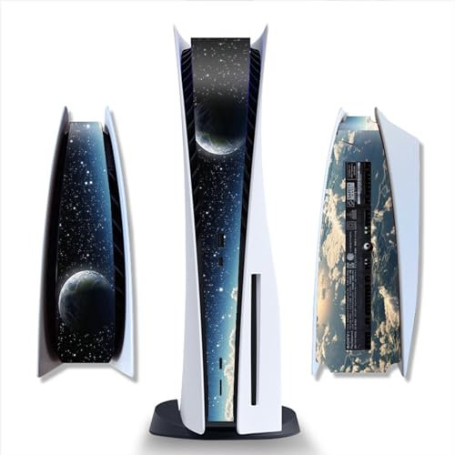 Wonhomke Himmel Design für PS5 Mittelseite Vinyl Skin - PVC-Haut für PS5 Seiten Aufkleber (PS5-002)
