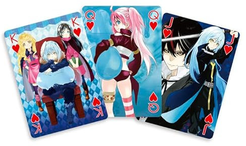 SAKAMI - Meine Wiedergeburt als Schleim in Einer Anderen Welt - That Time I Got Reincarnated as a Slime - 52 Spielkarten - Poker, Kartenspiel, Deck, Playing Cards - original & lizensiert