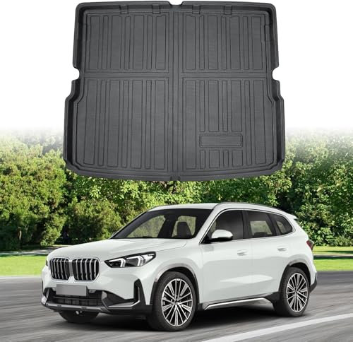 ECOZEN für BMW x1/ix1 U11 2022-2025 kofferraumwanne, Allwetter TPE kofferraummatte, rutschfest, wasserdicht, verschleißfest, BMW X1 U11 2022-2025 zubehör