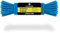 Kamu Synber Gummiseil 8mm x 5m Expanderseil Spanngummi Spannseil Gummischnur für Anhänger, Sonnensegel, Plane | UV Beständig Wetterfest | Blau