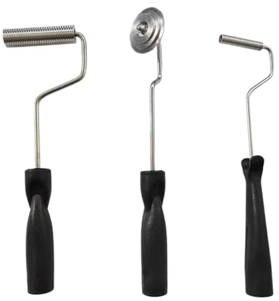 Fiberglas-Rollenwerkzeuge, 3 x Aluminium-Legierung, Fiberglas-Laminier-Bubble-Rollen-Set, Blasen-Paddel-Werkzeug, Fiberglas-Paddel-Werkzeug