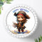 Tortenaufleger Tortenbild Fototorte Motiv Piraten, Piratenschiff Personalisiert mit oder ohne Wunschname für Jungen u. Mädchen zum Geburtstag, Essbares Foto für Tortendeko aus Fondant, Ø 20cm - 2276z