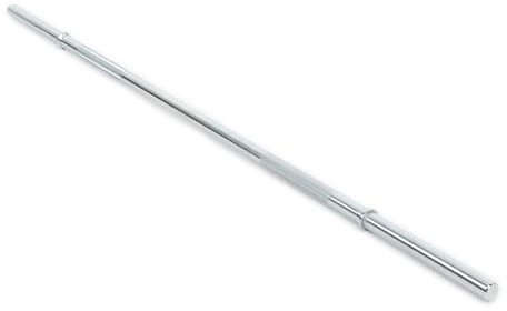 Worqout langhantelstange 165 cm barbell – Robuste langhantel mit Federverschlüssen für Scheiben mit 30 mm Lochdurchmesser, hantelstange