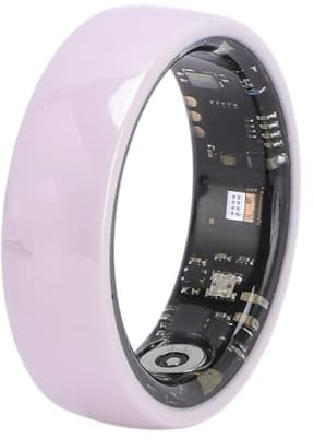 Annadue Smart Ring, NFC Smart Ring with Access Control, Fitness Tracker Ring, 5ATM IP68 Water Resistant Ceramic Ring, Lightweight Wearable Ring for Sports