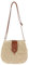 Zyluniy Bolso Bandolera Mujer Bolsos de Paja Bohemio Casual Bolso Mujer Verano Bolso Mujer Bandolera Bolso Rafia para Viajes, Playa (Beige)