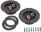 SMASOLO 2Pcs Car Audio Subwoofer Box Speaker Terminal Binding Post Connector Way Design for Easy Installation Durable Aging and Corrosion Resistant for Reliable Performance