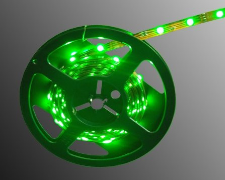 DiamantLED 5 Meter LED Streifen Grün - 5m Rolle