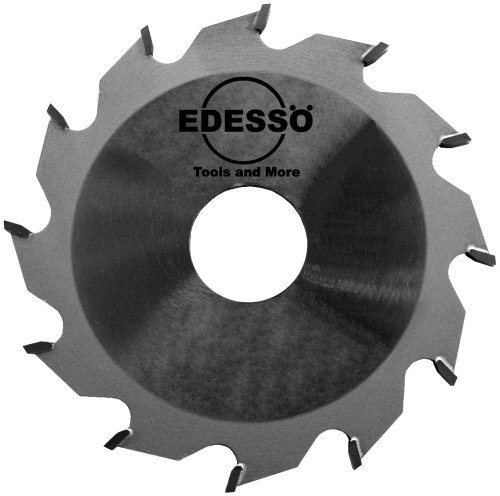 Edessö 43612550 HM-Kreissägeblatt Präzision-Spezial Nut-Krs. HW, Z=12 F, 125 x 5,0/4,0 x 30 mm, Silber