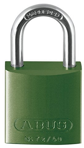 ABUS 72IB/40 _ grün – Vorhängeschloss aus Aluminium in Edelstahl 40 mm grün