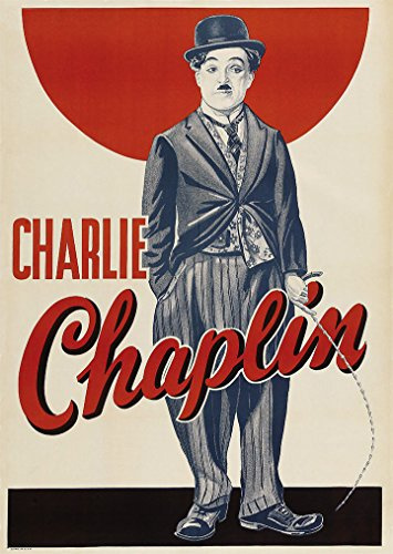 Vintage Charlie Chaplin A4 Poster/Kunstdruck/Bild 280 gsm satin Fotopapier