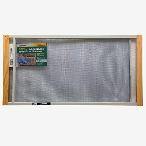 Adjustable Window Fly Screen 15 High X 25 to 45 Wide (37cm High X 63cm to 114cm Wide)