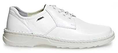 ABEBA 5700-40 Berufsschuh Reflexor - Halbschuh - Glattleder mit Handnaht - Antistatisch - Größe: 40 - Farbe: Weiß