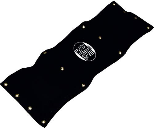 BAY® 3-Kammern schwarz WAND-Schlagpolster FERTIG GEFÜLLT Schlagkissen, Sandsack, Boxsack, 115 cm, Wandsandsack, Makiwara, Wandschlagpolster, Wandschlagkissen, Wandmakiwara Wandboxkissen Wandboxpolster Boxpolster Wand Boxkissen Mauer wing tsun chun
