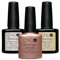 CND Iced Cappuccino Original Coloured Shellac with Shellac Base and Top Coat 7.3 Ml